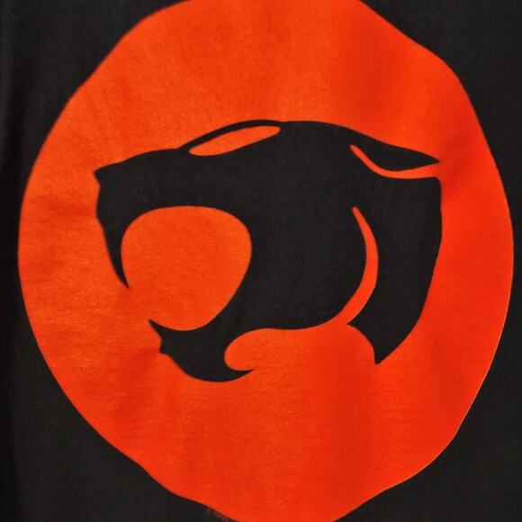 Vintage 1999 Thundercats Red & Black Logo T-Shirt - Size Large (L) - Warner Bros - Picture 2 of 4